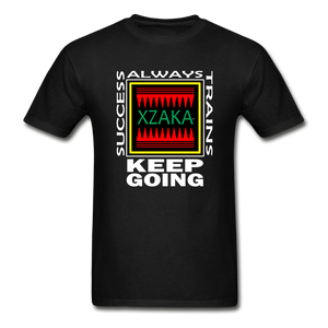 XZAKA - Men "Success Trains" T-Shirt - KG BK - black
