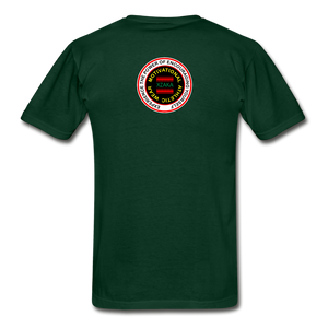XZAKA - Men "Success Trains" T-Shirt - KG BK - forest green