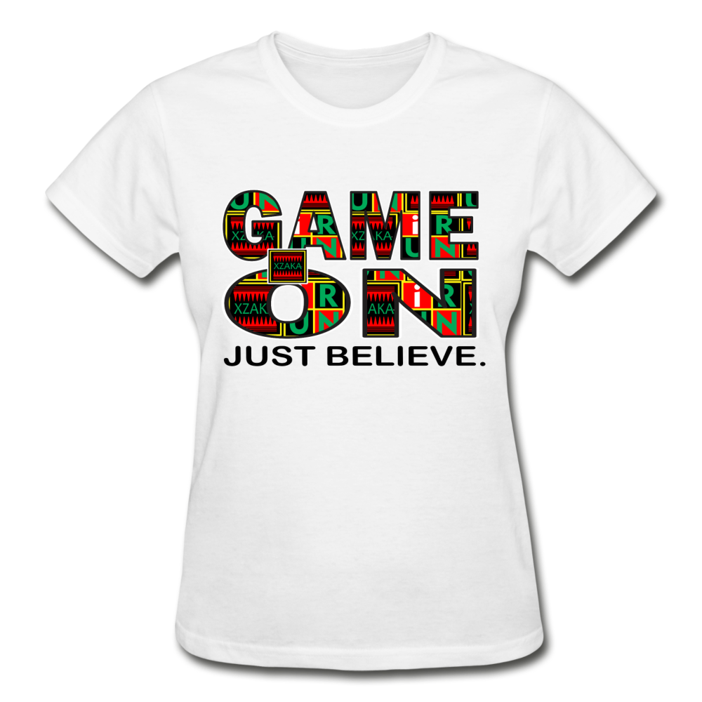 XZAKA - Women "Game On" T-Shirt - WH - white