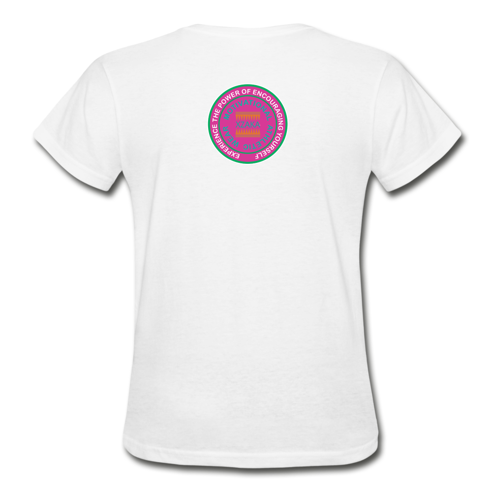 XZAKA - Women "Move It" T-Shirt - Gildan 01 - white