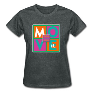 XZAKA - Women "Move It" T-Shirt - Gildan 01 - deep heather