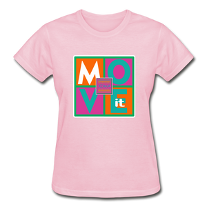 XZAKA - Women "Move It" T-Shirt - Gildan 01 - light pink