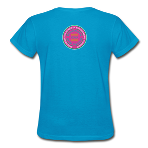 XZAKA - Women "Move It" T-Shirt - Gildan 01 - turquoise