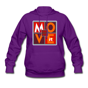 XZAKA - Women "Move It" Hoodie-  03 - purple