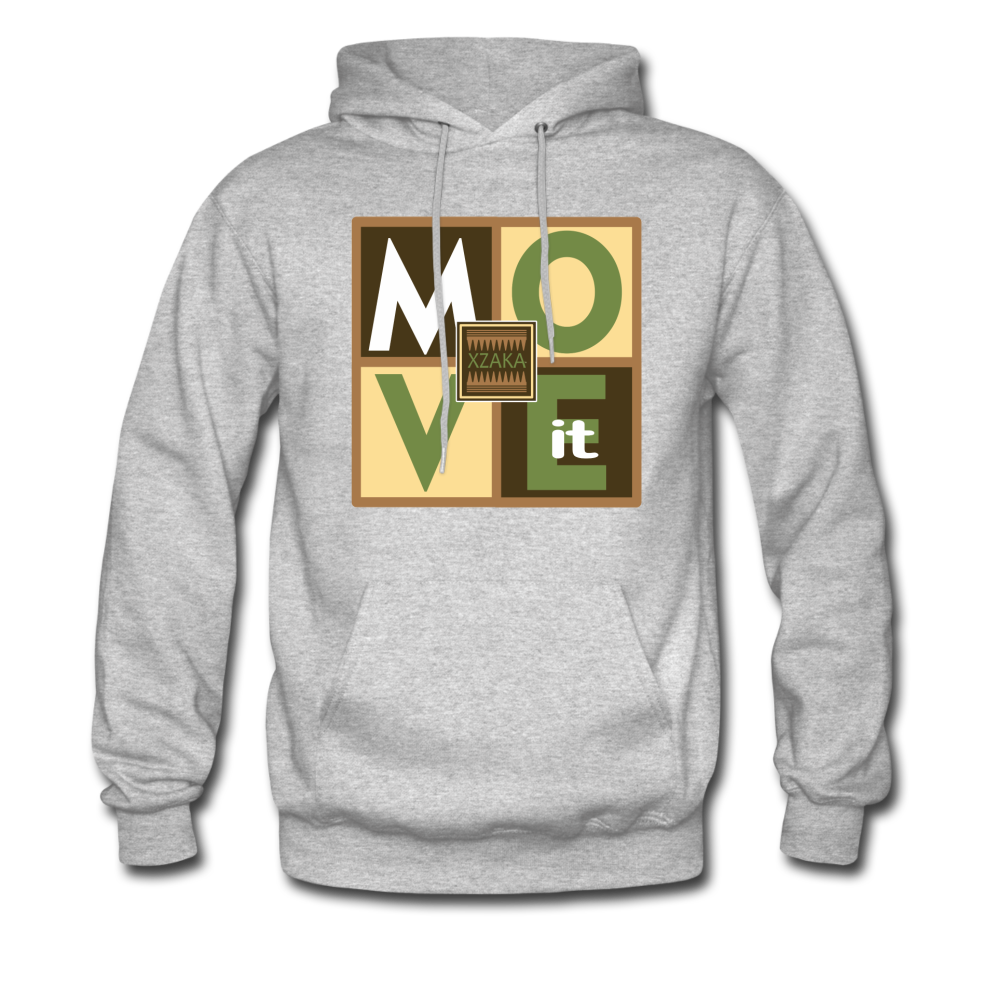 XZAKA - Men "Move It" Hoodie - 01 - heather gray