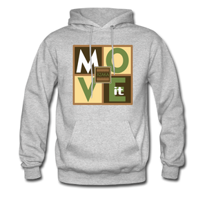 XZAKA - Men "Move It" Hoodie - 01 - heather gray