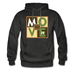 XZAKA - Men "Move It" Hoodie - 01 - charcoal gray