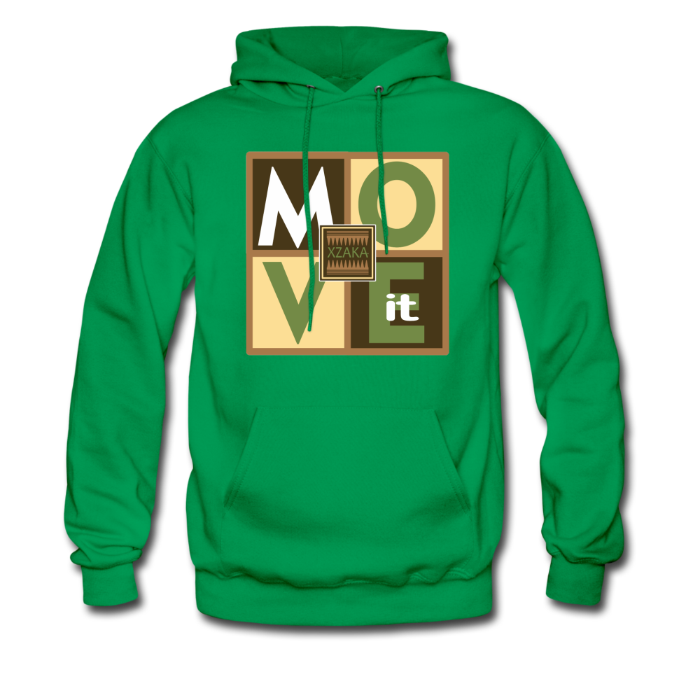 XZAKA - Men "Move It" Hoodie - 01 - kelly green