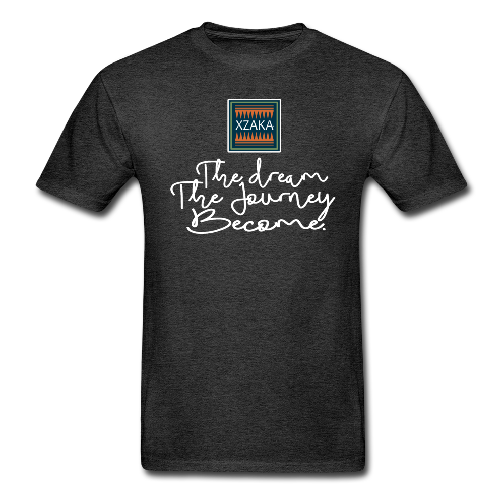 XZAKA - Men "DJB:  Tagless T-Shirt - Hanes - BLK - charcoal gray