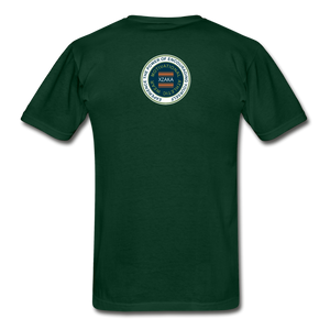 XZAKA - Men "DJB:  Tagless T-Shirt - Hanes - BLK - forest green