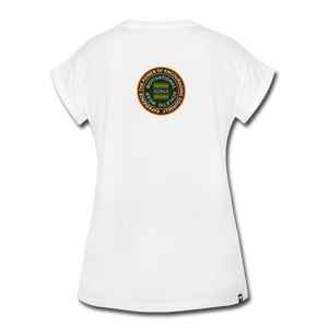 XZAKA - Women's 'DJB' Relaxed Fit T-Shirt -WHT.002 - white