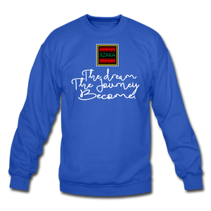 XZAKA- Women "DJB" Crewneck Sweatshirt - BLK,002 - royal blue