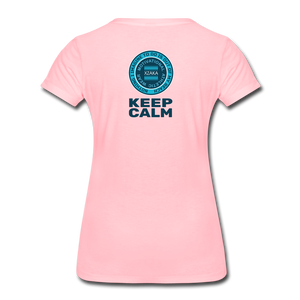 XZAKA - Women " Keep Calm"  T-Shirt - Premium - pink