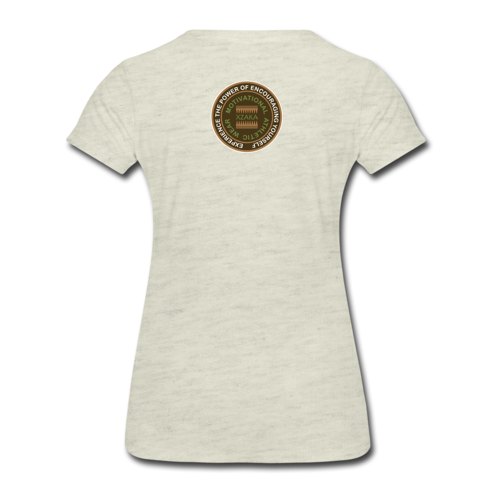 XZAKA -  Women "Embrace The Journey" T-Shirt - heather oatmeal