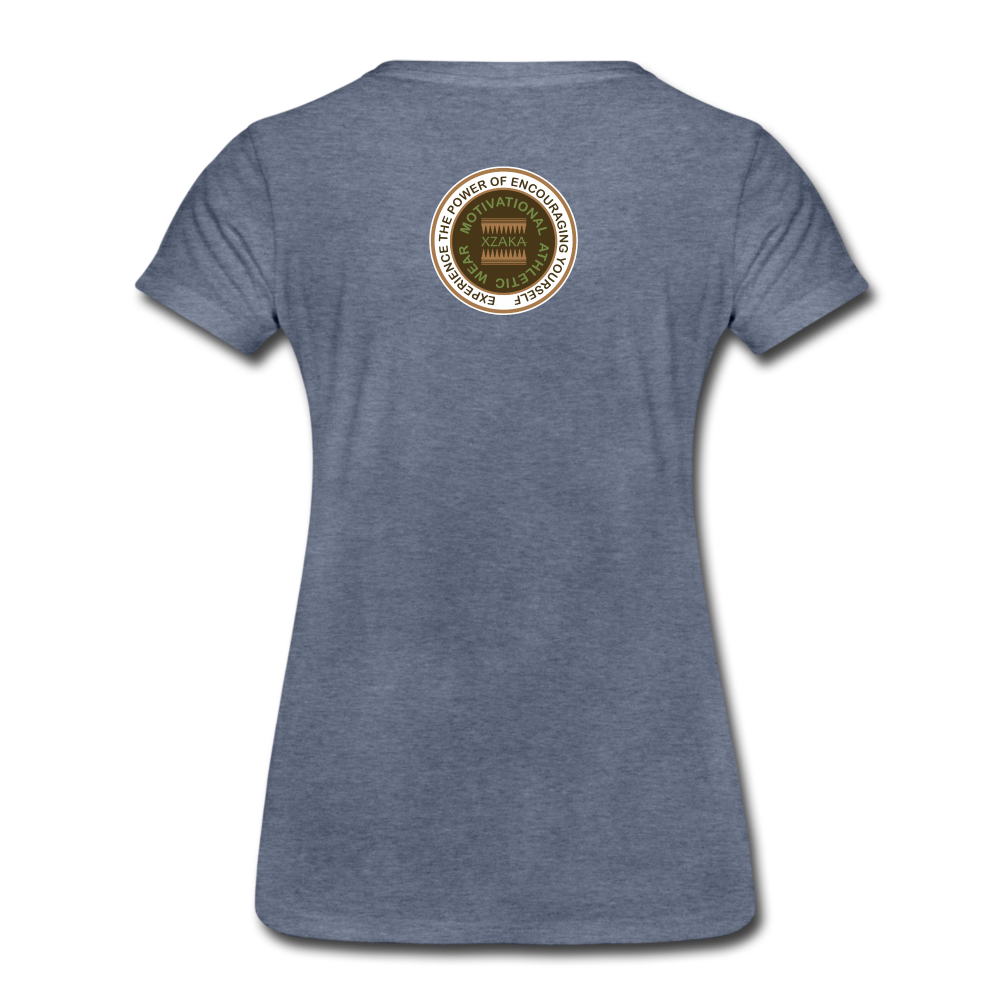 XZAKA - Women "Embrace The Journey" T-Shirt - heather blue