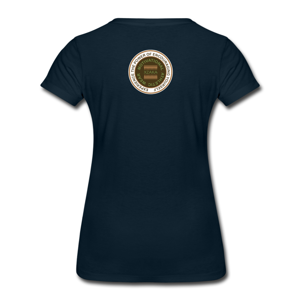 XZAKA - Women "Embrace The Journey" T-Shirt - deep navy