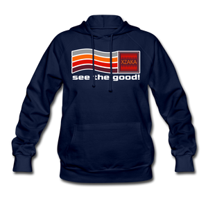 XZAKA - Women "See The Good" Hoodie - BLK - navy