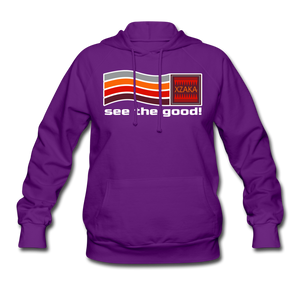 XZAKA - Women "See The Good" Hoodie - BLK - purple