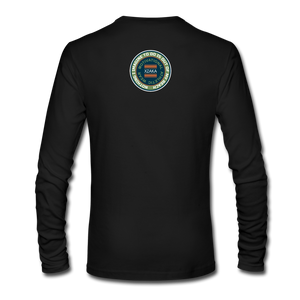 XZAKA - Men "Keep Going" Long Sleeve T-Shirt - Wings - BLK - black