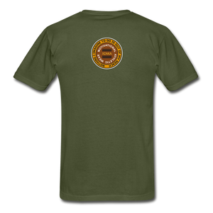 XZAKA - Men "Faster, Harder, Stronger" Tagless T-Shirt - Hanes - BLK - military green