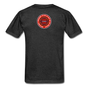 XZAKA - Men "Enthusiasm Drives Purpose" Tagless T-Shirt - Hanes - BLK - charcoal gray