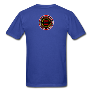XZAKA - Men "It's All Good" Tagless T-Shirt - Hanes - BLK - royal blue