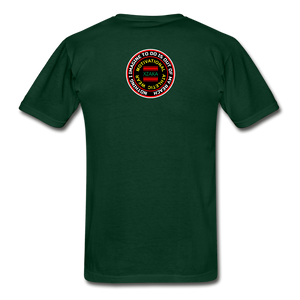XZAKA - Men "It's All Good" Tagless T-Shirt - Hanes - BLK - forest green