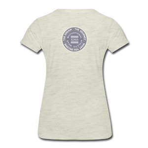 XZAKA - Women "INSPIRE" Short Sleeve T-Shirt - heather oatmeal