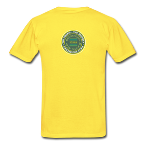 XZAKA - Men "RUN" Short Sleeve T-Shirt -Tagless - yellow