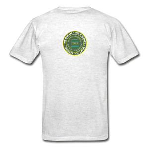 XZAKA - Men "RUN" Short Sleeve T-Shirt -Tagless - light heather gray