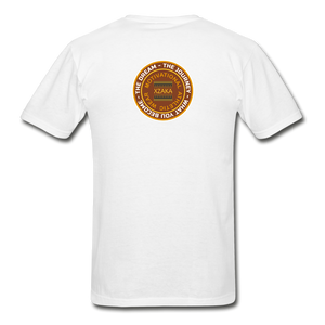 XZAKA - Men "SWEAT" Short Sleeve T-Shirt -Tagless - white