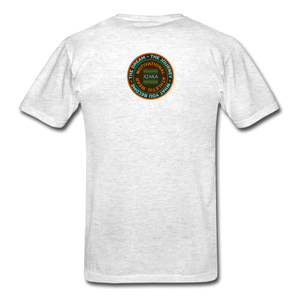 XZAKA - Men "Train Hard To Beat" Short Sleeve T-Shirt -Tagless - light heather gray