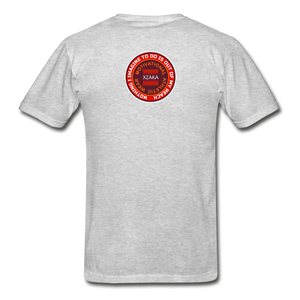 XZAKA - Men "LOVE TO RUN" Short Sleeve T-Shirt -Tagless - heather gray