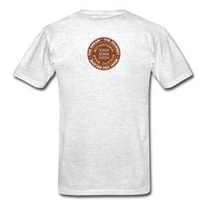 XZAKA - Men "COMMIT" Short Sleeve T-Shirt -Tagless - light heather gray