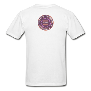 XZAKA - Men "DARE" Short Sleeve T-Shirt -Tagless - white