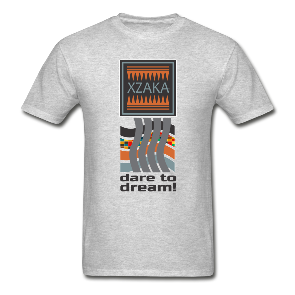 XZAKA - Men "Dare To Dream" Workout T-Shirt - heather gray
