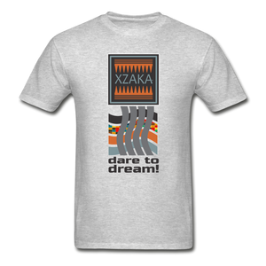 XZAKA - Men "Dare To Dream" Workout T-Shirt - heather gray