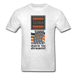 XZAKA - Men "Dare To Dream" Workout T-Shirt - light heather gray