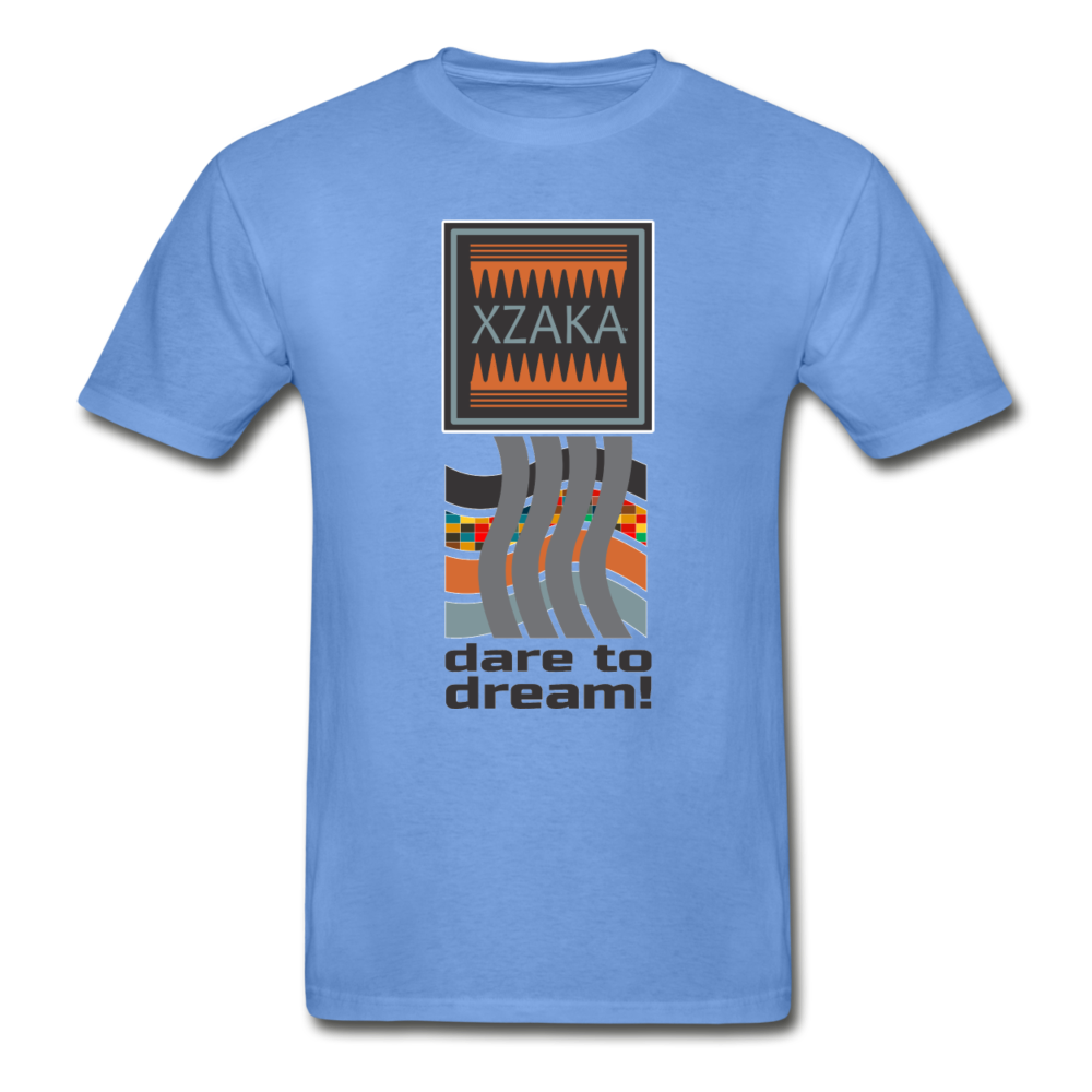 XZAKA - Men "Dare To Dream" Workout T-Shirt - carolina blue