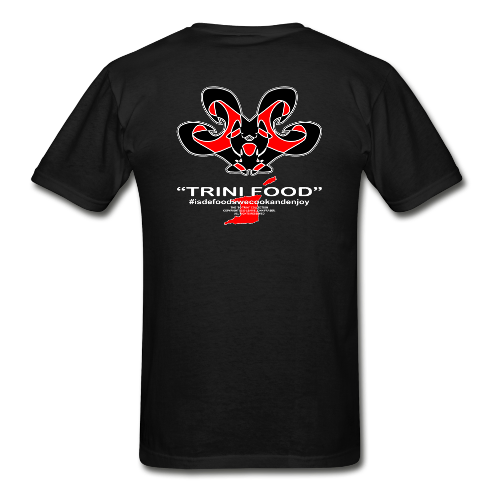 The Trini Spot - Men "Trini Food" Premium T-Shirt - 1607 - black