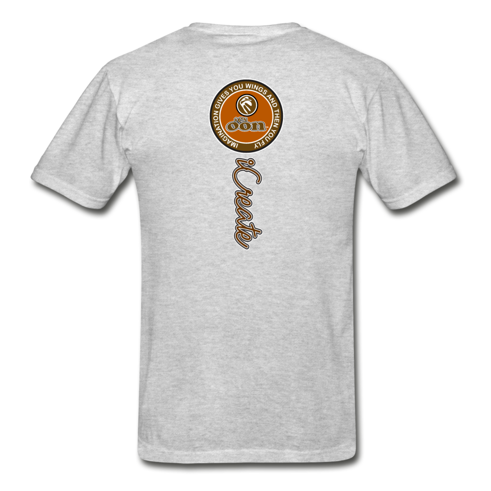 it's OON "iCreate" Graphic T-Shirt -M4501 - heather gray