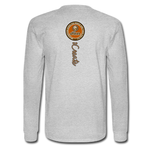 it's OON Men "iCreate" Graphic Long Sleeve T-Shirt -M4503 - heather gray