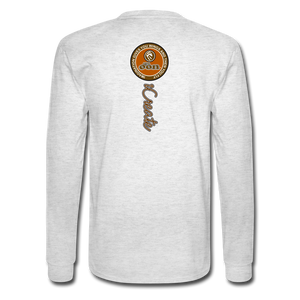 it's OON Men "iCreate" Graphic Long Sleeve T-Shirt -M4503 - light heather gray