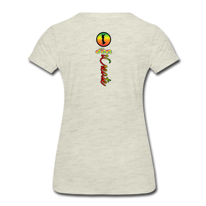 it's OON "iCreate" Women  T-Shirt -1105 - heather oatmeal