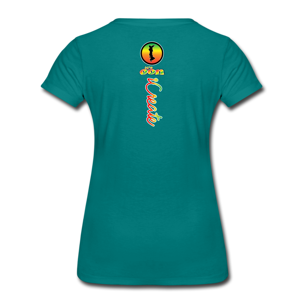 it's OON "iCreate" Women T-Shirt -1105-6 - teal