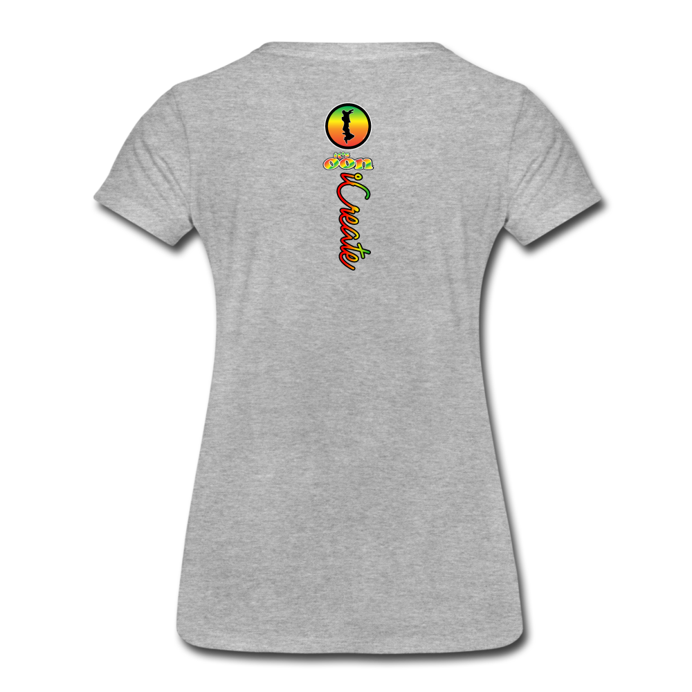 it's OON "iCreate" Women T-Shirt -1106 - heather gray