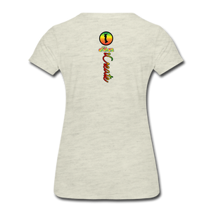 it's OON "iCreate" Women T-Shirt -1106 - heather oatmeal