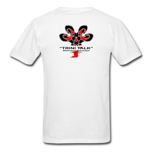 The Trini Spot - Men "Wicked Eh" Premium T-Shirt - M1680 - white