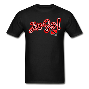 The Trini Spot - Men "Jus So" Premium T-Shirt - M1686 - black
