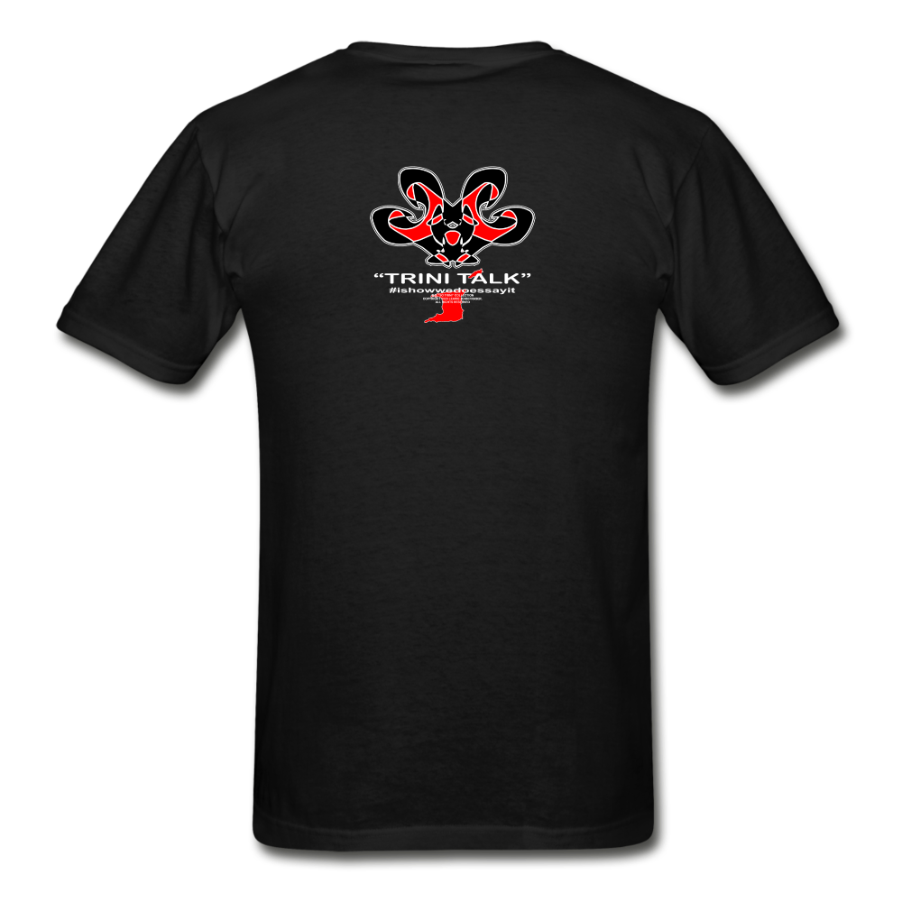 The Trini Spot - Men "Whappening"  T-Shirt - W1690 - black